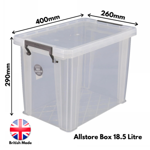 Allstore Plastic Storage Box Size 23 (18.5 Litre)